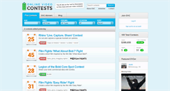 Desktop Screenshot of onlinevideocontests.com